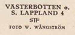 Fotograf Wångström
